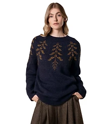 Celtic & Co. Women's Botanical Fair Isle Sweater
