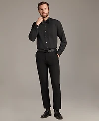 Alfani Men's Slim Fit Pleated Dress Shirt, Macy's Exclusive