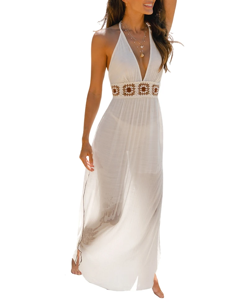 Cupshe Women's Coastal Muse Maxi Beach Dress