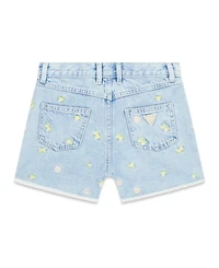 Guess Girls' 7-16 Denim Embroidered Shorts