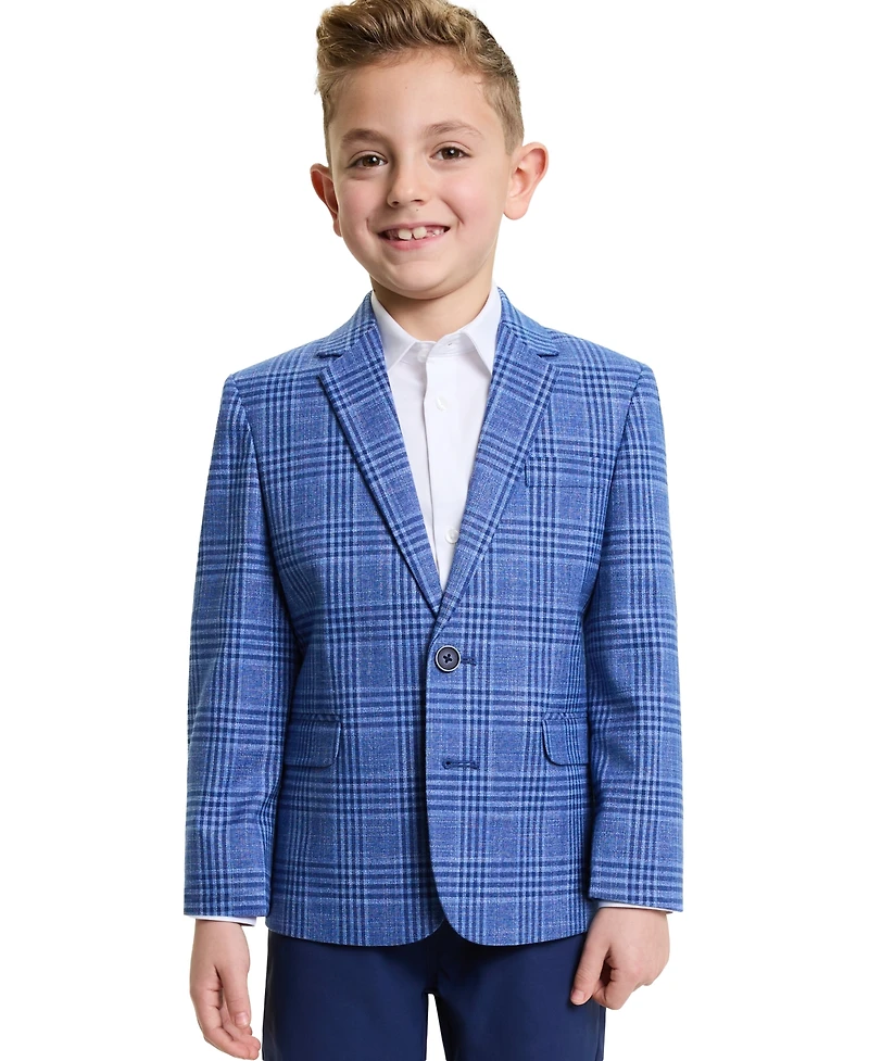 Michael Kors Boys' 5-7 Notch Lapel Jacket, Shirt and Pants, 3-Piece Set