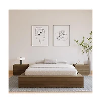 Nexera James Platform Bed