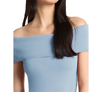 Michael Kors Women's Fold-Over Sheer Maxi Dress