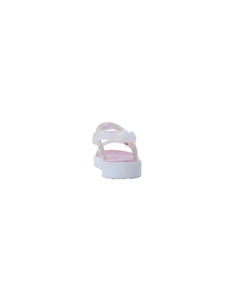 Bebe Toddler Pcu Sandal with Sprinkles and Ice Cream Charm