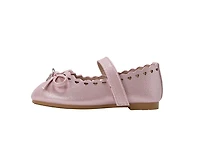 Bebe Toddler Girl's Flat with Bow and Hanging B Charm