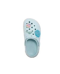Bebe Big Girls Comfort Eva Clogs - Slip On Comfy Shoes with Sea Life Charms
