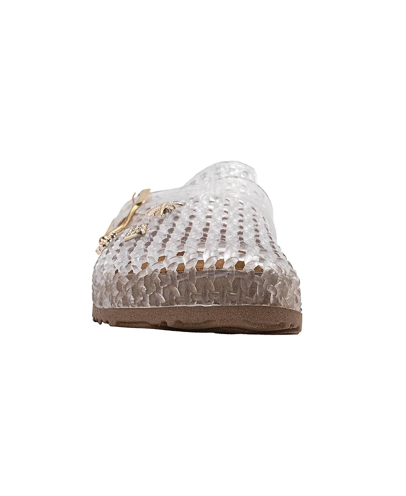 Bebe Girls Footbed Jelly Clogs