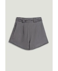 Nocturne Women's Belted High-Waist Mini Shorts