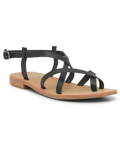 Lucky Brand Women's Sanessa Strappy Gladiator Flat Sandals