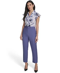 Calvin Klein Women's Mid-Rise Slim-Leg Pants