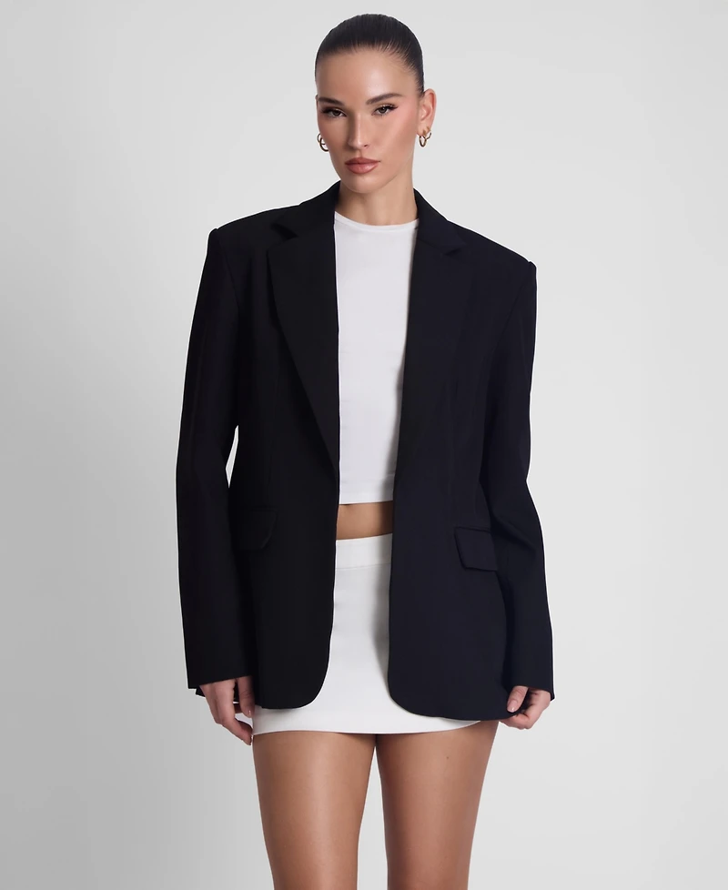 Leau Women's Classic Column Oversized Blazer