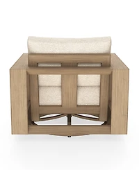 Mansfield 35" Olefin Outdoor Swivel Club Chair