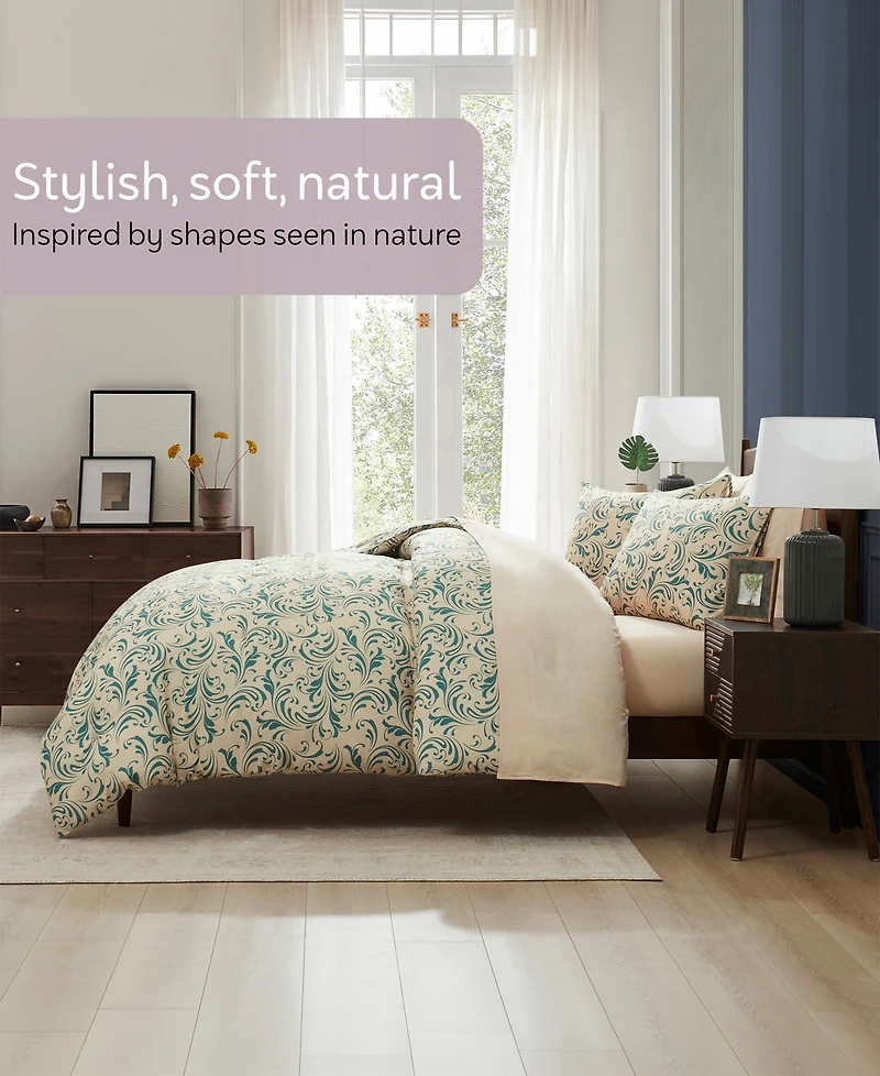 Nestl Luxury Soft Biomorphic Design 5-Pc. Comforter Set