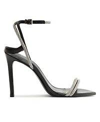 Schutz Women's Skye Shine Stiletto Heel Sandals
