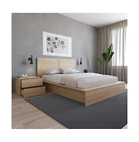 Nexera James Nightstand With 2-Drawers