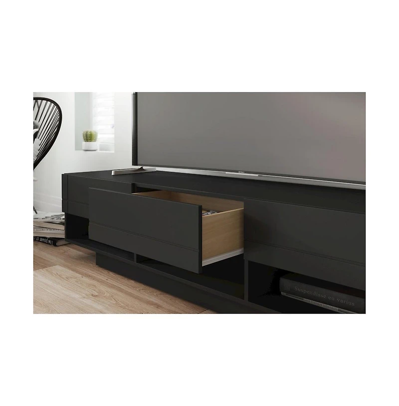 Nexera 72-Inch Tv Stand With 3-Drawers.