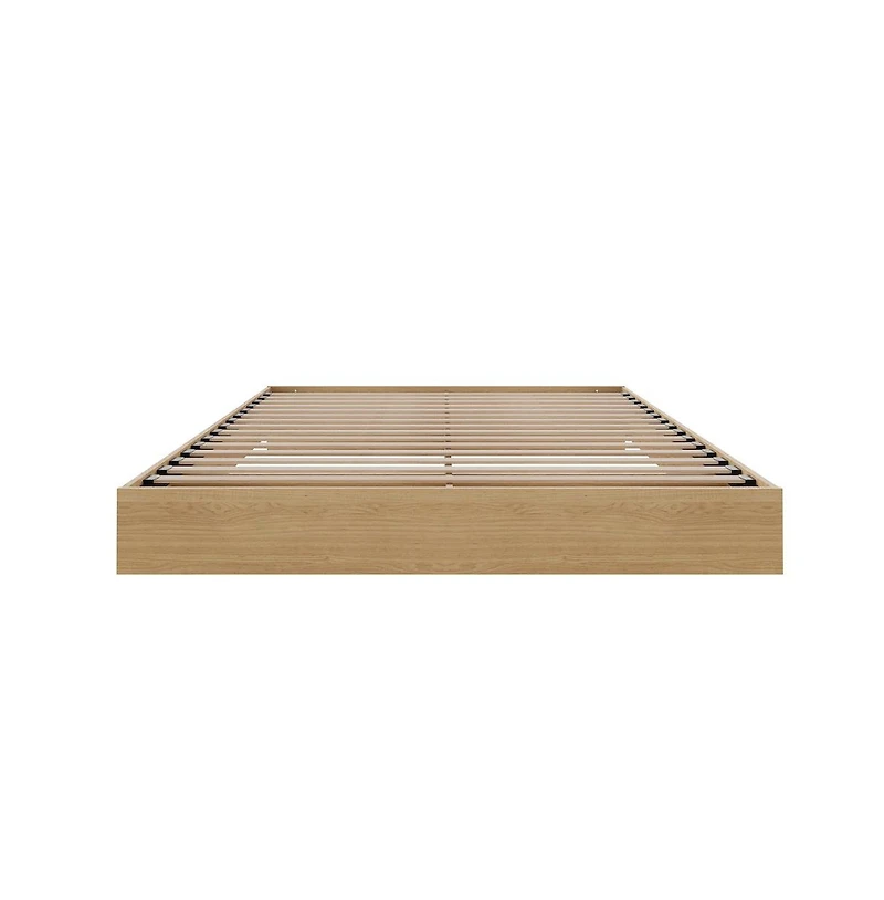 Nexera Platform Bed Frame, Queen, Maple