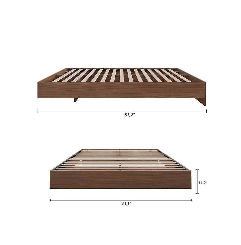 Nexera Platform Bed Frame