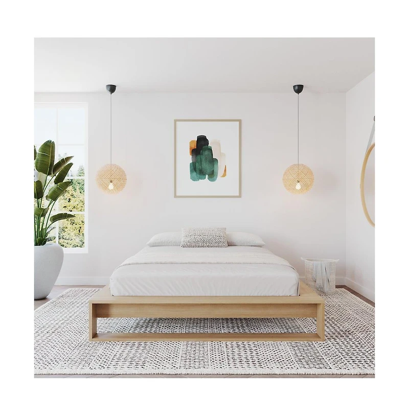 Nexera Lido Platform Bed with Slats