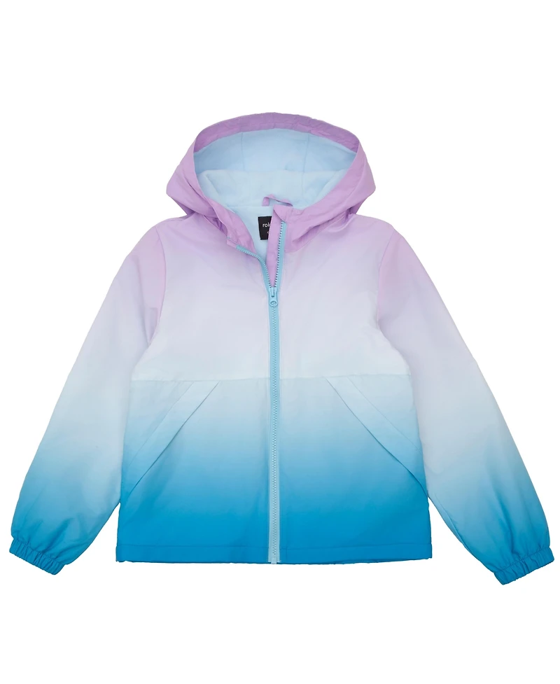 Rokka&Rolla Girls Lightweight Fleece-Lined Windbreaker
