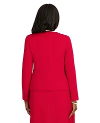 Kasper Women's Framed Open Front Jacket