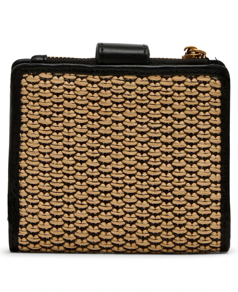 Steve Madden Bjem-s Raffia Bifold Mini Cardcase