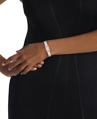 Calvin Klein Women's Ck Light Silver Tone Stainless Steel Bracelet Watch, 16mm