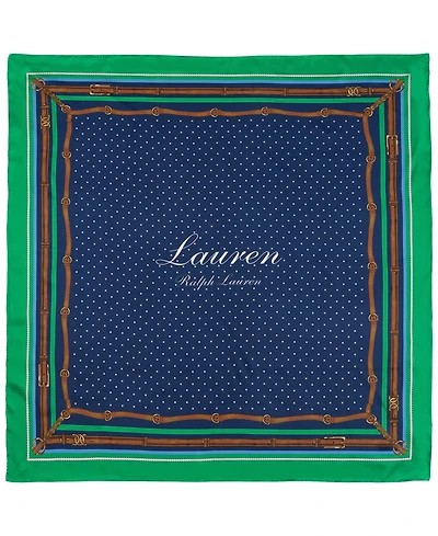 Lauren Ralph Lauren Dotted Equestrian Square Scraf