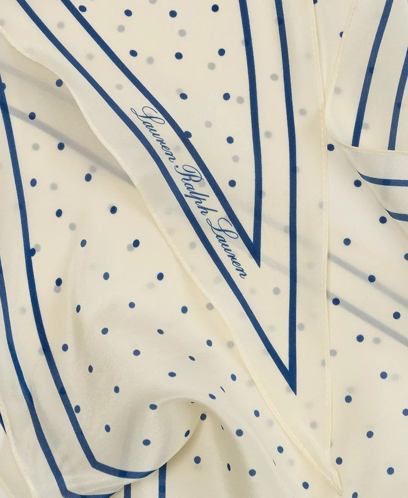 Lauren Ralph Lauren Dot Small Diamond Scraf