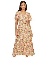 Yumi Women's Midi Tea Dress