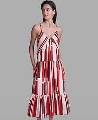 Bcbg Women's Sleeveless Midi Dress