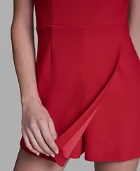 Bcbg Women's Sleeveless Mini Romper Dress