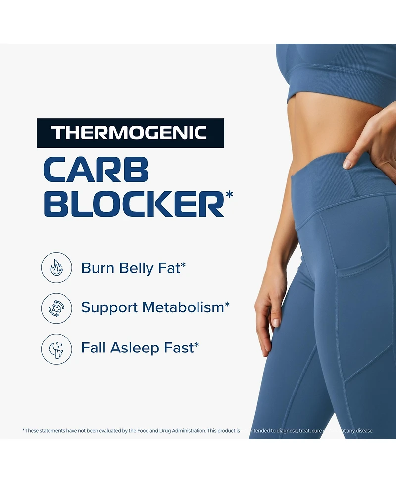 Nobi Nutrition Night Time Fat Burner to Shred While You Sleep | Belly Fat Burner, Carb Blocker & Weight Loss Support Supplements | 2 Pack