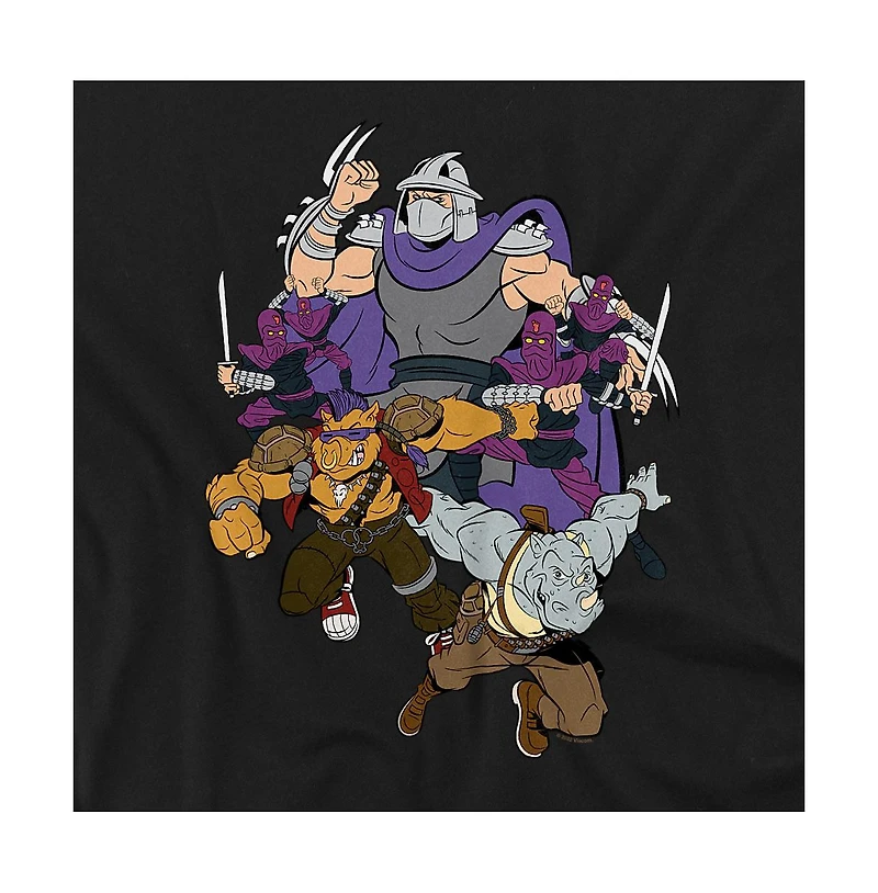 Teenage Mutant Ninja Turtles Men's Shredder And Foot Clan T-Shirt