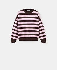 Mango Women's Knit Striped Sweater