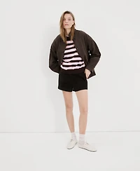 Mango Women's Knit Striped Sweater