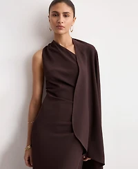 Mango Women's Asymmetrical Scarf Dress