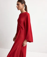 Mango Women's Flared Midi-Dress