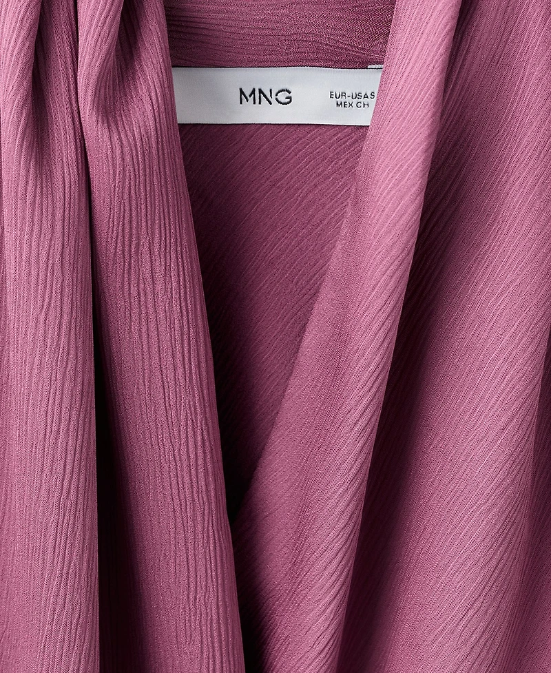 Mango Women's Scarf Neck Top