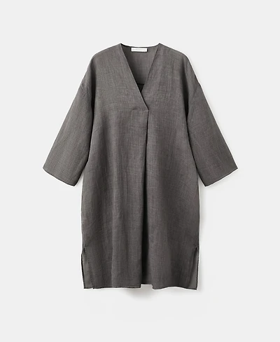 Mango Women's Overdyed Effect Ramie Kaftan
