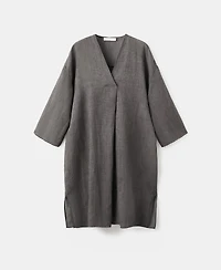 Mango Women's Overdyed Effect Ramie Kaftan