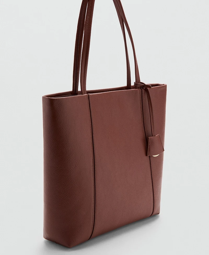 Mango Women's Handles Shopper Bag