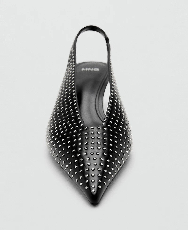 Mango Women's Rhinestone Heel Shoes