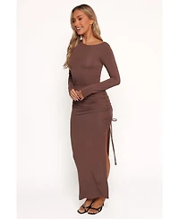 Petal and Pup Women's Indigo Maxi Dress