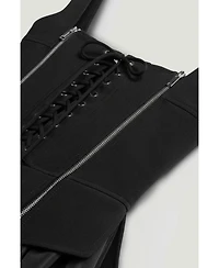 Nocturne Women's Laced Corset Maxi Dress