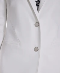 Calvin Klein Petite Notch Collar Long-Sleeve Jacket