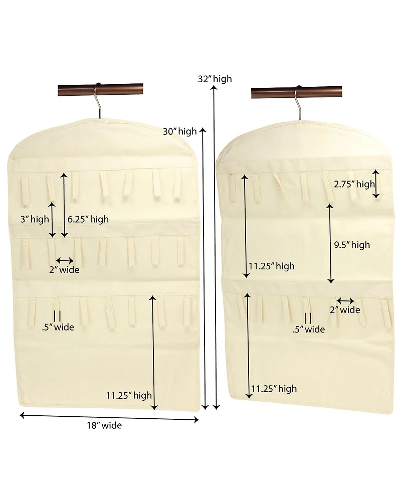 Household Essentials Hanging Necklace Organizer