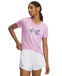 Under Armour Women's V-Neck Short-Sleeve Top