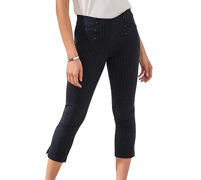 Tribal Women's Pinstripe Pull-On Pants