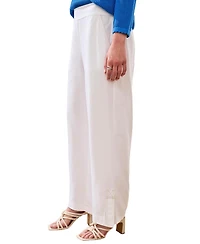 Tribal Women's Lightweight Wide-Leg Pants
